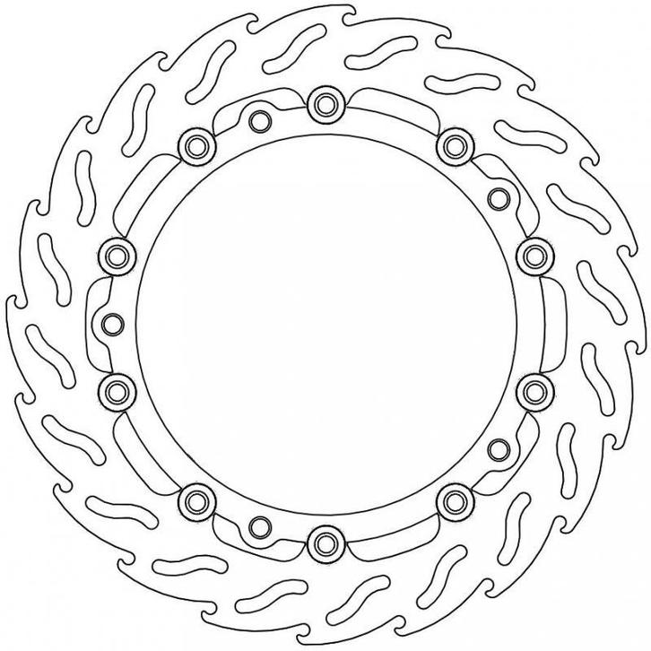 BMW Moto Master FLAME Remschijf links voor, Motoren, Onderdelen | BMW, Ophalen of Verzenden