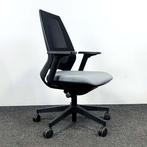 Bureaustoel Netwave Rug Grijze Stof, Huis en Inrichting, Bureaustoelen, Ophalen of Verzenden, Ergonomisch, Gebruikt, Bureaustoel