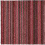 SALE!! - Tapijttegel Stripe Bouclé Zwartrood, Huis en Inrichting, Ophalen of Verzenden, Nieuw