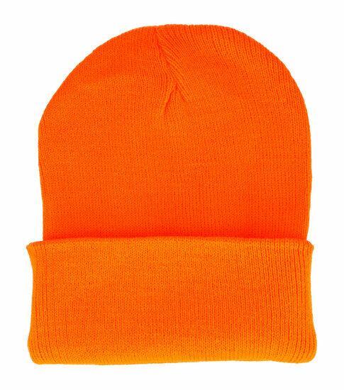 Beanie Muts Basic Neon Oranje, Sieraden, Tassen en Uiterlijk, Uiterlijk | Haarverzorging, Verzenden
