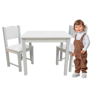 Kindertafel met 2 stoeltjes - Speeltafel kinderen & Peuters beschikbaar voor biedingen