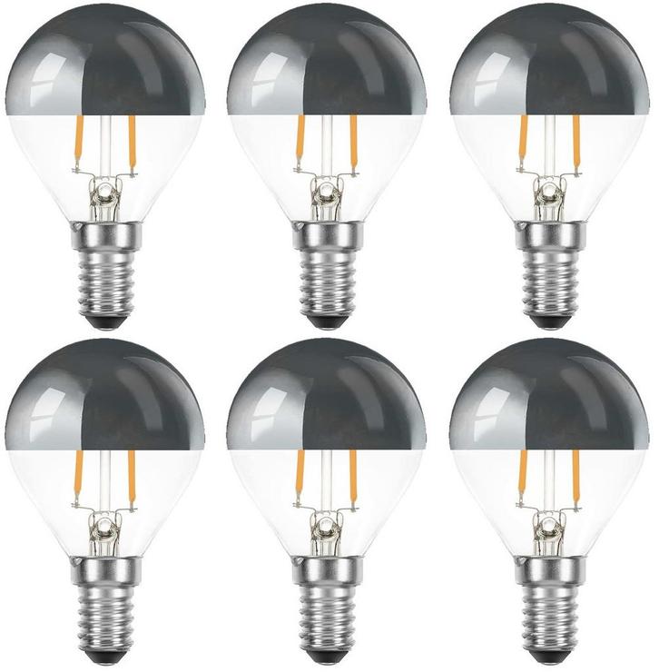 6 stuks Ledmaxx LED kopspiegellamp zilver E14 2W 180lm 22..., Huis en Inrichting, Lampen | Overige, Nieuw, Ophalen of Verzenden