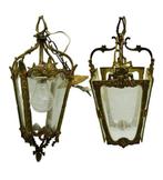 Lantaarn (2) - Plafonddecoraties - Glas, Messing