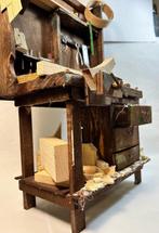 Presepe artigianale napoletano - Kerststal - Timberworker, Antiek en Kunst