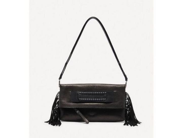 ZOE - Handtas - Franjesdetail - Zwart, Huis en Inrichting, Woonaccessoires | Overige, Nieuw, Verzenden