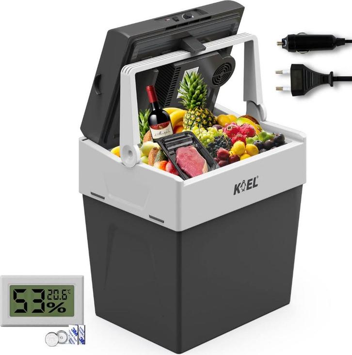 KOEL Boks 30 Koelbox Elektrisch 12V en 230 Volt voor Auto -, Caravans en Kamperen, Koelboxen, Zo goed als nieuw, Ophalen of Verzenden