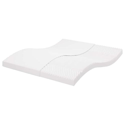 vidaXL Schuimmatras 7 zones hardheid 20 ILD 160x210 cm wit, Huis en Inrichting, Slaapkamer | Matrassen en Bedbodems, Nieuw, Verzenden