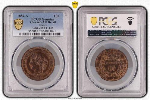 Frankrijk. 10 Centimes 1882-A Cérès (Zonder Minimumprijs), Postzegels en Munten, Munten | Europa | Euromunten