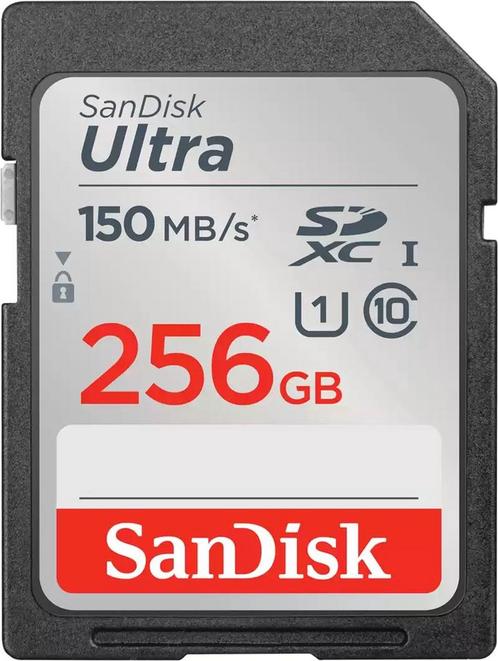 SanDisk SDXC Ultra 256GB (Class 10/UHS-I/150MB/s) SDXC-kaart, Computers en Software, USB Sticks, Verzenden