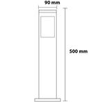 LED Tuinverlichting - Staande Buitenlamp - Kavy 4 - E27, Staande lamp, Nieuw, Ophalen of Verzenden, Led