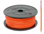 FLRY -B kabel - 1x 1,00mm - Oranje - Rol 100 meter, Doe-het-zelf en Verbouw, Elektra en Kabels, Ophalen of Verzenden, Nieuw, Kabel of Snoer