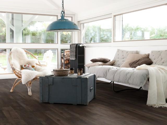 Gerflor Klik PVC senso lock Vegas 0493 Olijf eik, Huis en Inrichting, Stoffering | Vloerbedekking, 75 m² of meer, Bruin, Nieuw
