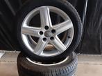 Audi A4/A6 velgen met nette zomerbanden, Ophalen, Gebruikt, Banden en Velgen, 17 inch