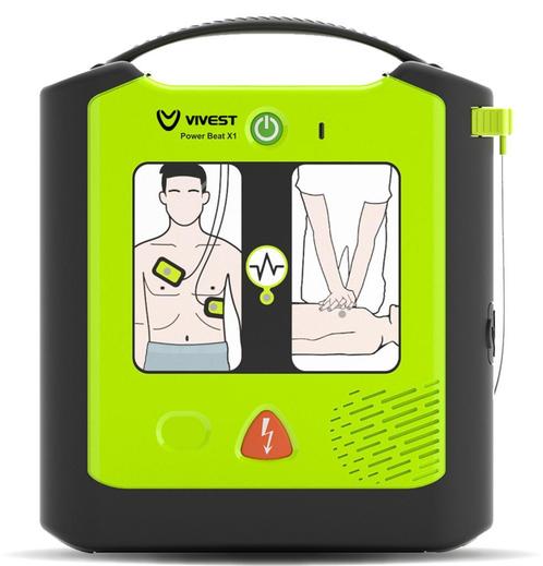 ViVest PowerBeat X1 AED - halfautomatische defibrillator, Diversen, Verpleegmiddelen, Nieuw, Verzenden