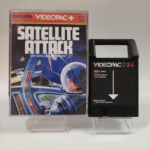 Satellite Attack 34 Boxed Philips Videopac+, Computers en Software, Vintage Computers, Ophalen of Verzenden