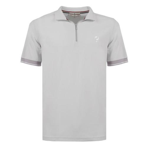 -24% Q1905  Q1905 Polo shirt stroke licht  maat L, Kleding | Heren, Sportkleding, Grijs, Nieuw, Verzenden