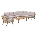Garden Impressions Ariana loungeset 6-delig - light teak, Verzenden, Nieuw