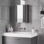 Badkamerspiegelkast 3-Lagen – Wandkast met Spiegel Zwart, Huis en Inrichting, Kasten | Overige, Verzenden, Nieuw