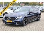 C-Klasse Estate 300e AMG Limited NIGHT LEDER PANORAMADAK, Auto's, Automaat, Gebruikt, Euro 6, Blauw
