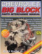 CHEVROLET BIG BLOCK PARTS INTERCHANGE MANUAL, Nieuw, Chevrolet, Author