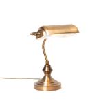 Klassieke tafellamp/notarislamp brons - Banker, Huis en Inrichting, Lampen | Tafellampen, Nieuw, Overige materialen, Klassiek / Antiek
