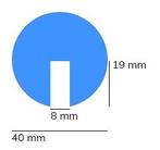 Stootrand foam, model 2 – 1 meter - Polyurethaanschuim (PU), Verzenden