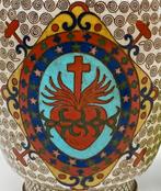 Vaas - Brons, Emaille - China - vaso cloisonné met