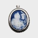 Villeroy & Boch Mettlach (Germany) Carved Cameo - 925 Zilver