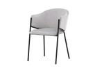 Eetkamerstoel - Sara -  Lichtgrijs - Fluweel - Jörn, Huis en Inrichting, Stoelen, Verzenden, Nieuw