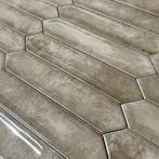 Piket Wandtegels Keramiek 5x25 cm – Punt Tegels – Hoogglans, Doe-het-zelf en Verbouw, Verzenden, Nieuw