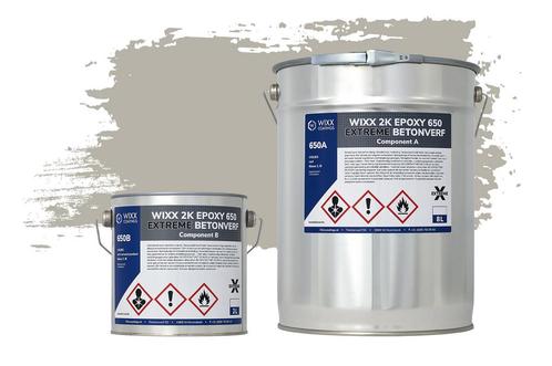 Wixx 2K Epoxy 650 Extreme Betoncoating RAL 7044 | Zijdegrijs, Doe-het-zelf en Verbouw, Verf, Beits en Lak, Verf, Grijs, Nieuw