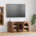 vidaXL TV-kast Oudhout 80 x 35 x 40 cm Bewerkt hout, Huis en Inrichting, Kasten | Televisiemeubels, Minder dan 50 cm, Verzenden