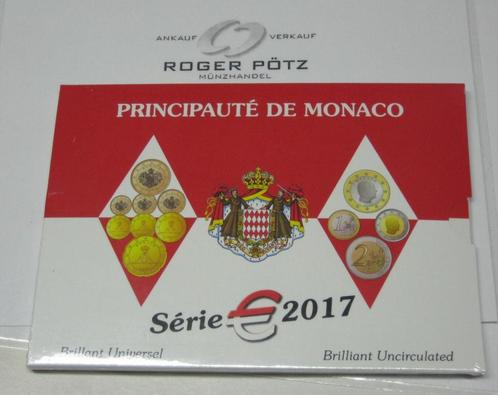 3,88 Euro Kms 2017 Monaco stempelglanz nur 8 000 Exemplare, Postzegels en Munten, Munten | Europa | Euromunten, Verzenden