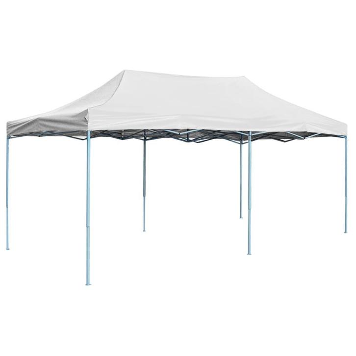 vidaXL Partytent inklapbaar 3x6 m staal wit, Tuin en Terras, Partytenten, Partytent, Nieuw, Verzenden