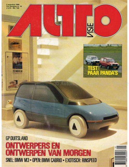 1986 AUTOVISIE MAGAZINE 16 NEDERLANDS, Boeken, Auto's | Folders en Tijdschriften