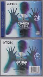 TDK CD-RXG Audio 74 min recordable CD, Verzenden, Nieuw, Audio