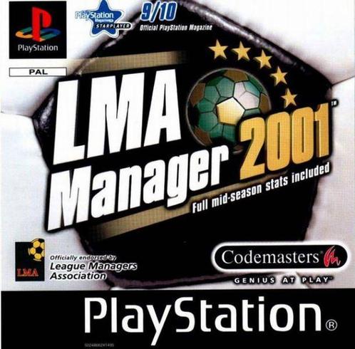 LMA Manager 2001-Standaard (PlayStation 1) Gebruikt, Spelcomputers en Games, Games | Sony PlayStation 1, Zo goed als nieuw, Ophalen of Verzenden