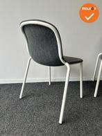 DeVorm vergaderstoel grijs met wit onderstel - per set van 2, Vergader- of Presentatieruimte, Ophalen of Verzenden, Gebruikt, Stoel