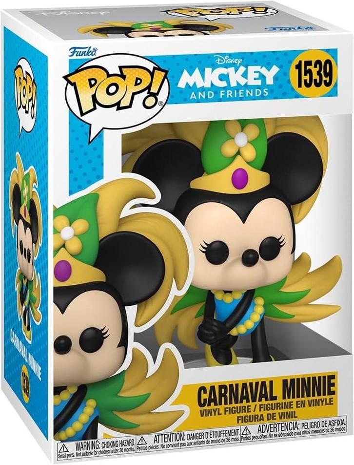 Funko Pop! - Disney Mickey and Friends Carnaval Minnie #1539, Verzamelen, Poppetjes en Figuurtjes, Nieuw, Verzenden