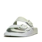 -23% FitFlop  FitFlop Iqushion iridescent two-bar buckle sli, Kleding | Dames, Schoenen, Slippers, Verzenden, Nieuw, Groen