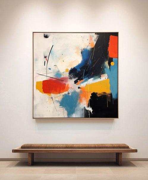 Sebastiano Riva - Abstract 005 XL, Antiek en Kunst, Kunst | Schilderijen | Modern