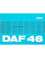 1974 DAF 46 INSTRUCTIEBOEKJE NEDERLANDS, Auto diversen