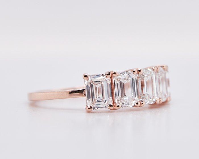 Zonder Minimumprijs - Ring - 14 karaat Roségoud - 2.46ct., Sieraden, Tassen en Uiterlijk, Ringen