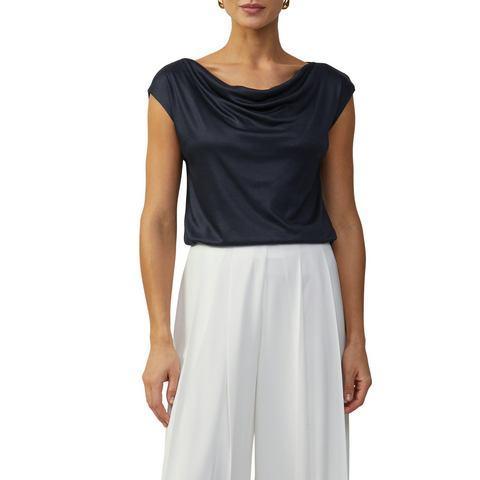 s.Oliver BLACK LABEL T-shirt van interlock jersey, Kleding | Dames, T-shirts, Nieuw, Verzenden