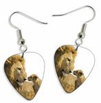 Plectrum ketting of sleutelhanger van een leeuw met welp, Ophalen of Verzenden, Nieuw