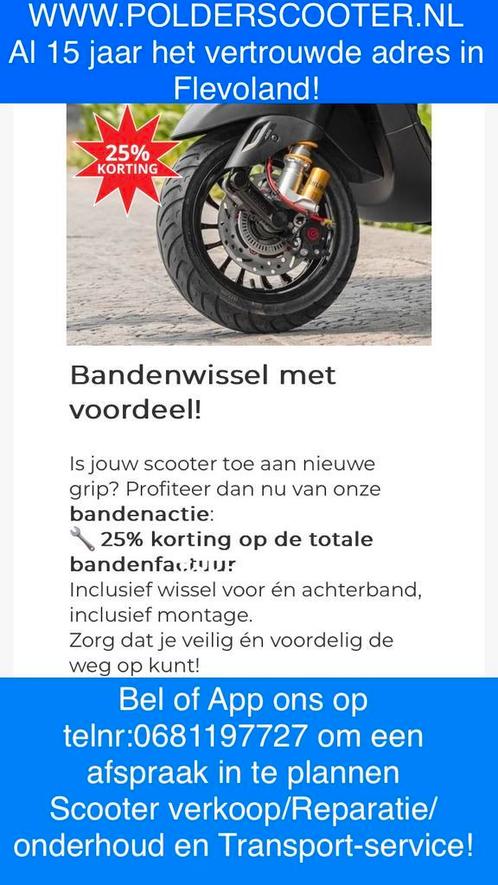 scooters nieuw + 2e hands/reparatie/onderhoud Flevoland, Fietsen en Brommers, Scooters | Kymco, Nieuw, Ophalen