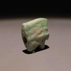 Oud-Egyptisch Faience Udjat Amulet. Ptolemaïsche periode,