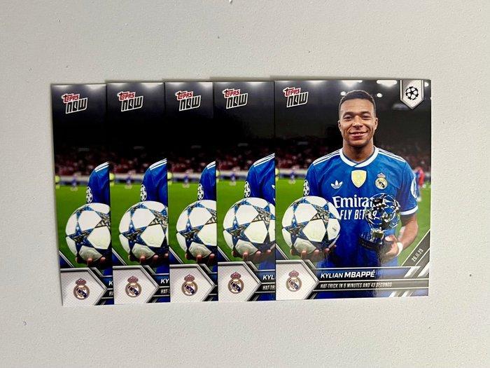2025/26 Topps Topps Now Kylian Mbappé 28/125 Serialized, Verzamelen, Stickers