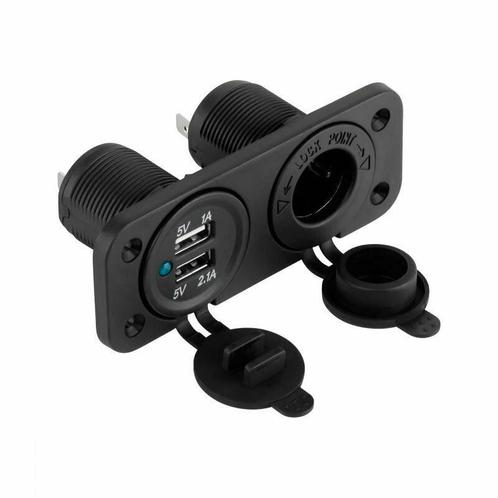 Autolader + 12V sigaretten plug - 2x USB - 3.1A, Auto diversen, Auto-accessoires, Nieuw, Ophalen of Verzenden