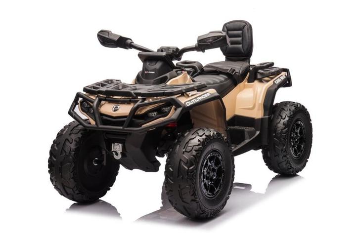 CAN-AM Outlander 2-zitter, 4x4, 24 volt Quad, rubberen bande, Kinderen en Baby's, Speelgoed | Buiten | Accuvoertuigen, Nieuw, Ophalen of Verzenden